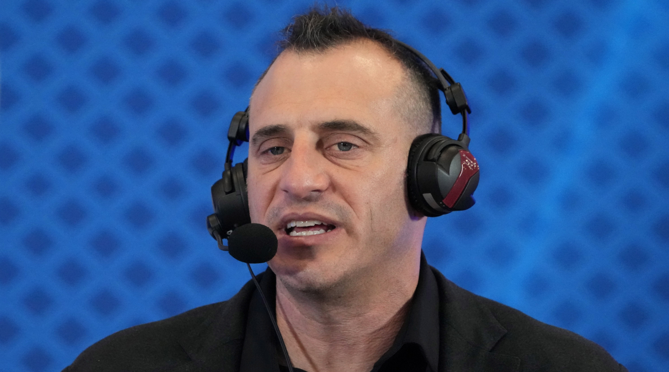 Fox Sports analyst Doug Gottlieb speaks on Super Bowl LVIII’s Radio Row.